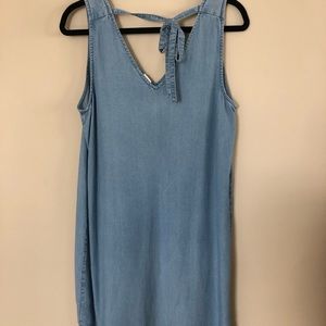 Denim-style dress